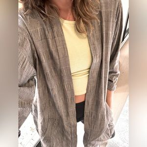 TopShop Gray long vest
